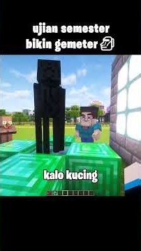 ujian terakhir villager #minecraft #funny #shorts