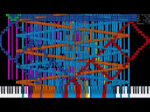 [Black MIDI] 4 Thinker-AI's RST MIDIs Merged - 49.91M Notes [1st Anni. Of My 2nd Channel Special]