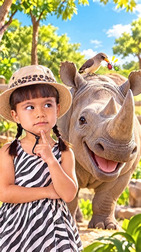 Why Do Birds Ride on Rhinos? | Animal Facts for Kids