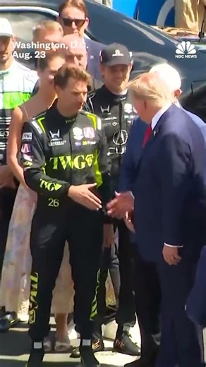 President Trump attends Freedom250 Grand Prix