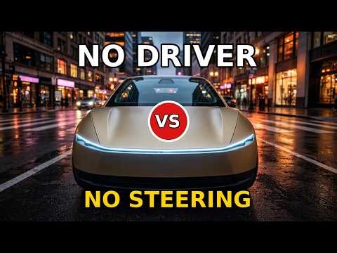 Tesla's Cybercab Has NO Steering Wheel. You Can Ride It TODAY