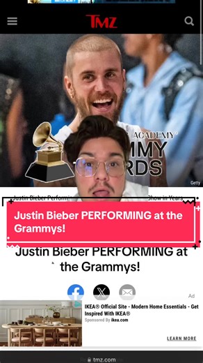 Justin Bieber PERFORMING at the Grammys! #justinbieber #greenscreen | justin bieber