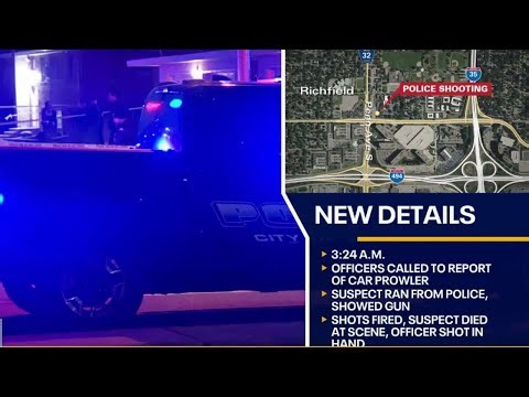 Richfield police shooting: Suspect dead, officer hurt