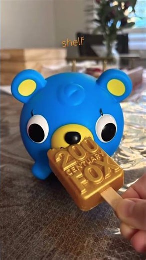 Blue bear neon jabber ball eats 20th century fox popsicle 😋