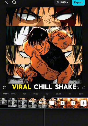 Viral chill shake in CapCut tutorial