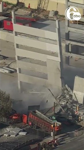 Demolition continues at collapsed Grays Ferry parking garage as officials stress safety and patience