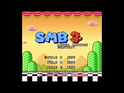 Super Mario Bros. 3: Level Design Contest (SNES) - Longplay
