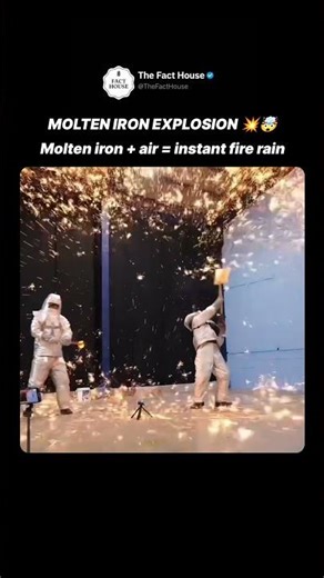 Molten Iron Explosion — Instant Fire Rain 😳