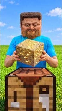 He's Making Minecraft Block IRL Til They Comment 😳