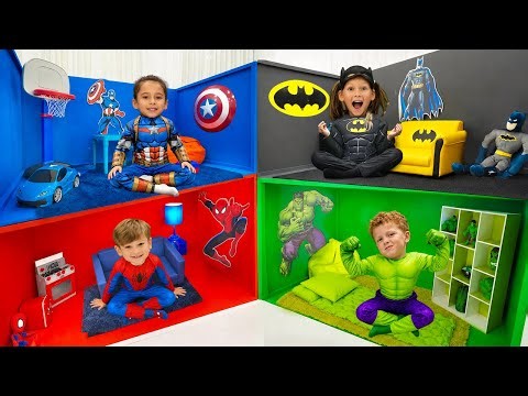 Superheroes Four Colors Playhouse Challenge