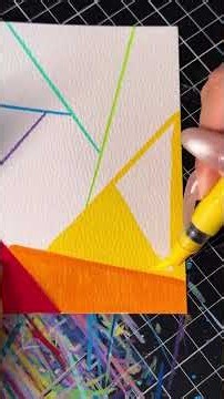 Immersive Drawing Rainbow Colors Acrylic Markers Stress Relief Coloring
