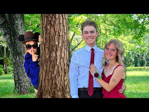 SPYiNG on our SiSTER and her PROM DATE!