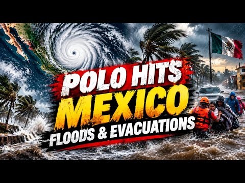Hurricane Polo: Massive Flooding and Heavy Rain Hits Mexico