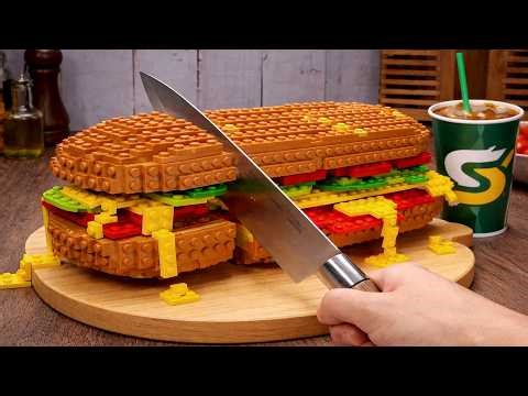 The BEST Subway FootLong Sandwich Recipe at Home | LEGO Food