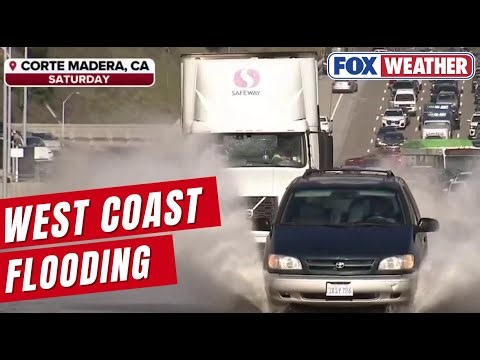 Torrential Rain Inundates Parts Of California, Causing Highway Closures Amid Back-to-back Storm