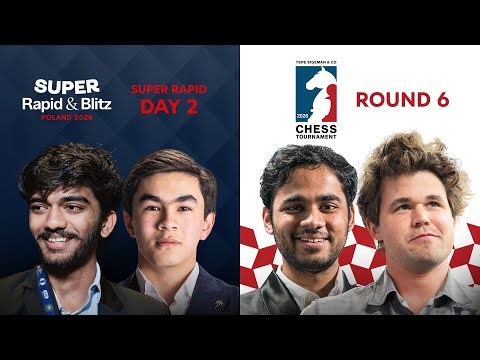Arjun, Carlsen and Gukesh, Sindarov in Action | TePe Sigeman & GCT Poland | Vertical stream