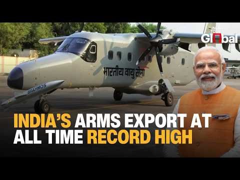 India’s Arms Exports Hit Record $4.1 Billion, From Importer to Global Supplier | #india #modi