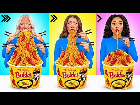 Who Eats Faster Wins a Prize Challenge | Funny Hacks for Drawing by Multi DO Challenge