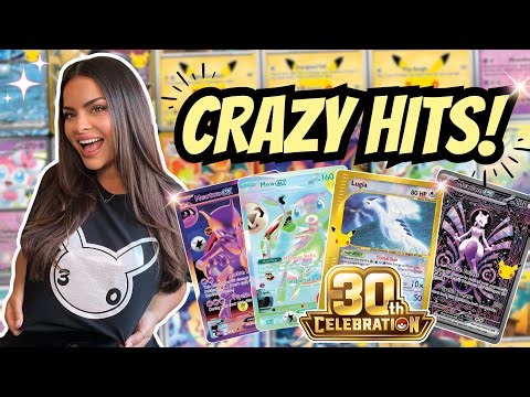 THE BEST HIT RATES EVER! Pokemon 30TH Celebration Opening & Master Set PART 1 #pokemoncards