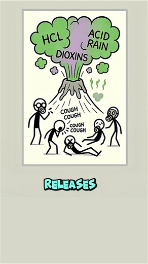 Can a Volcano Instantly Melt Plastic? 🤯 #WhatIf #ScienceShorts #shorts #viral #shortsfeed #viral