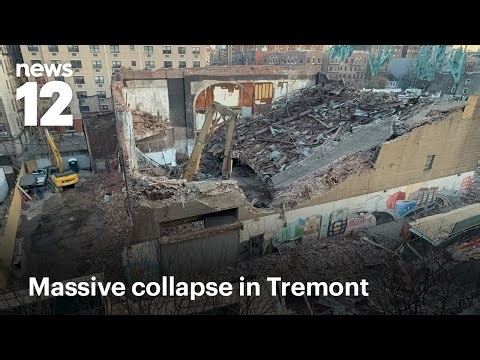 Massive wall collapse in The Bronx sends debris crashing to ground | News 12