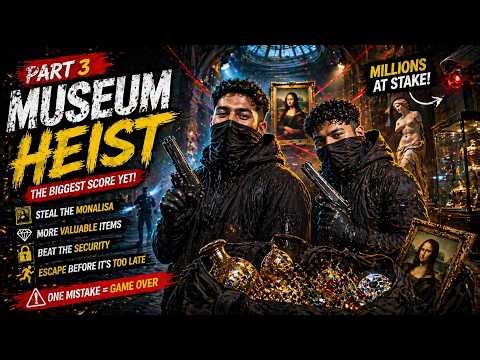 One Armed Robber Part 3 🔥 Biggest Museum Heist Ever! Mona Lisa चोरी 😱💎