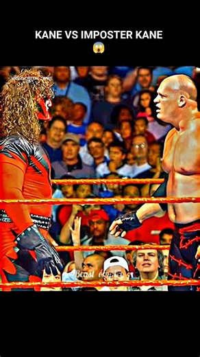 KANE VS IMPOSTER KANE 😱#kane #wwe #viral #wweshorts