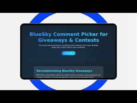 Advanced BlueSky Giveaway Picker | Select Winners with Custom Filters