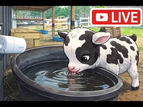 4K Baby Goat Water Trough Camera