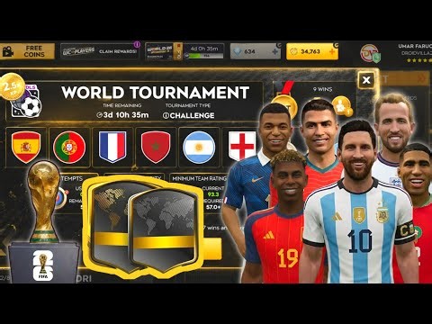 DLS 26 WORLD CUP TOURNAMENT | FREE COINS + LEGENDARY AGENT REWARD IN DREAM LEAGUE SOCCER 2026