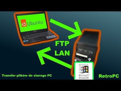 Transfer plików z Ubuntu do Windows 98 - metoda bezpośredni Ethernet (FileZilla) 2026