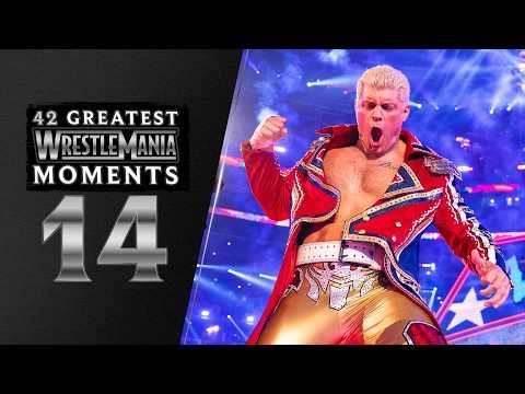 Cody Rhodes makes surprise return to WWE | WrestleMania 38: 42 Greatest WrestleMania Moments