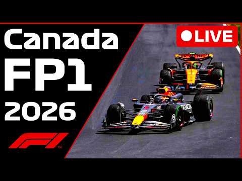 🔴F1 LIVE - CANADA FP1 - Commentary + Live Timing