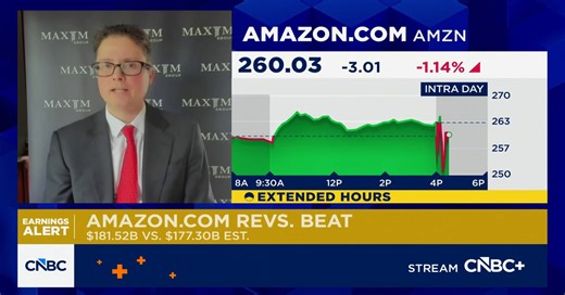 Amazon's business outside of AWS has been 'very resilient', says Maxim Group's Tom Forte