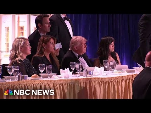 Trump evacuated from White House Correspondents' Dinner