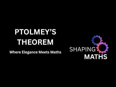 Ptolemy's Theorem | A Complete Geometric Proof (AA Similarity)
