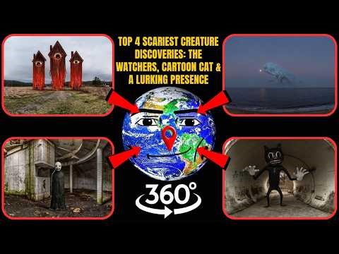 VR 360° - Top 4 Scariest Creature Discoveries: The Watchers, Cartoon Cat & A Lurking Presence