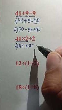 These Math Calculations Are More Interesting Than You Think! #easymath #mathematics #mathstricks