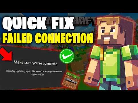 How to Fix “Make Sure You’re Connected” Error in Minecraft (Multiplayer Connection Fix)