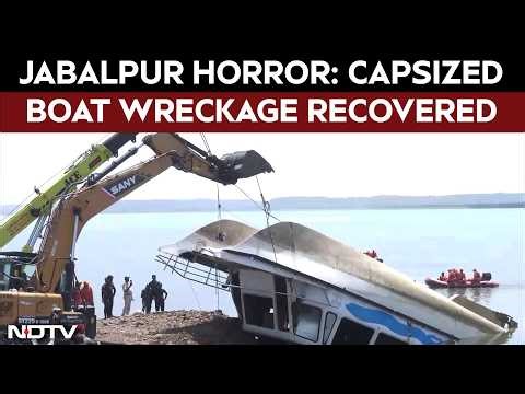 Jabalpur Cruise Tragedy News | Capsized Cruise Boat Wreckage Retrieved From Bargi Dam