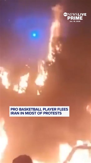 Taylor Jones, an American who plays professional basketball player in Iran, spoke to ABC News’ Linsey Davis about her experience fleeing the country as protests swept the country. | ABC News