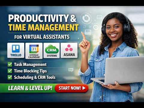 Virtual Assistant Training for Beginners (Step-by-Step) | Start Remote Work Today 💻