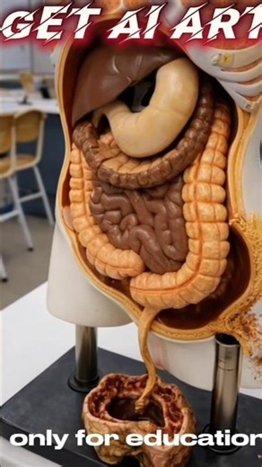 Human Digestive System Explained | How Food Is Digested Inside the Body😉#aihealth