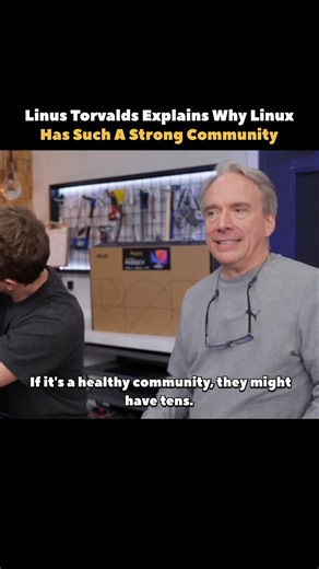 Linus Torvalds Explains Why Linux Has Such A Strong Community #shorts #linux #programming #coding