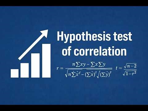 Hypothesis Test of Correlation Explained Step-by-Step (t-Test Method)