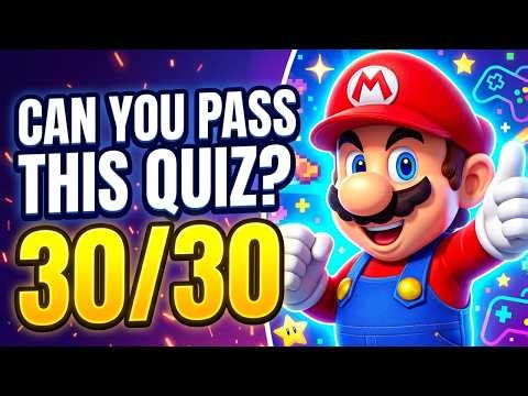 The 30/30 Challenge! Video Game Quiz