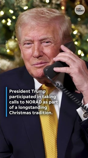 President Trump makes NORAD Santa Claus calls ahead of Christmas