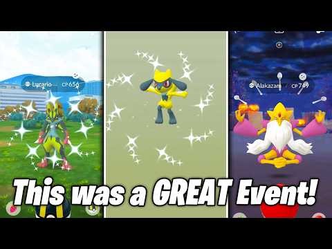 50 Riolu Egg Hatches got me THIS in Pokemon GO! This Event Was GREAT / Getting Shiny Mega Alakazam