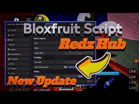 [UPDATE 32] Redz Hub Script Update? | New/Best Blox Fruits Script (Roblox) *NO KEY* + Delta Executor