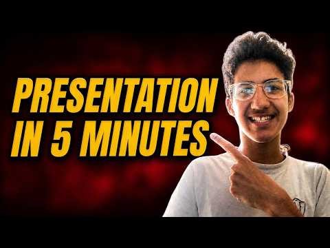 Create Your First PowerPoint Presentation in 5 Minutes